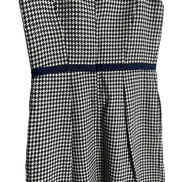 DRAPER JAMES Houndstooth Sleeveless Dress in Black / White Size 10 NWT - Picture 5 of 9